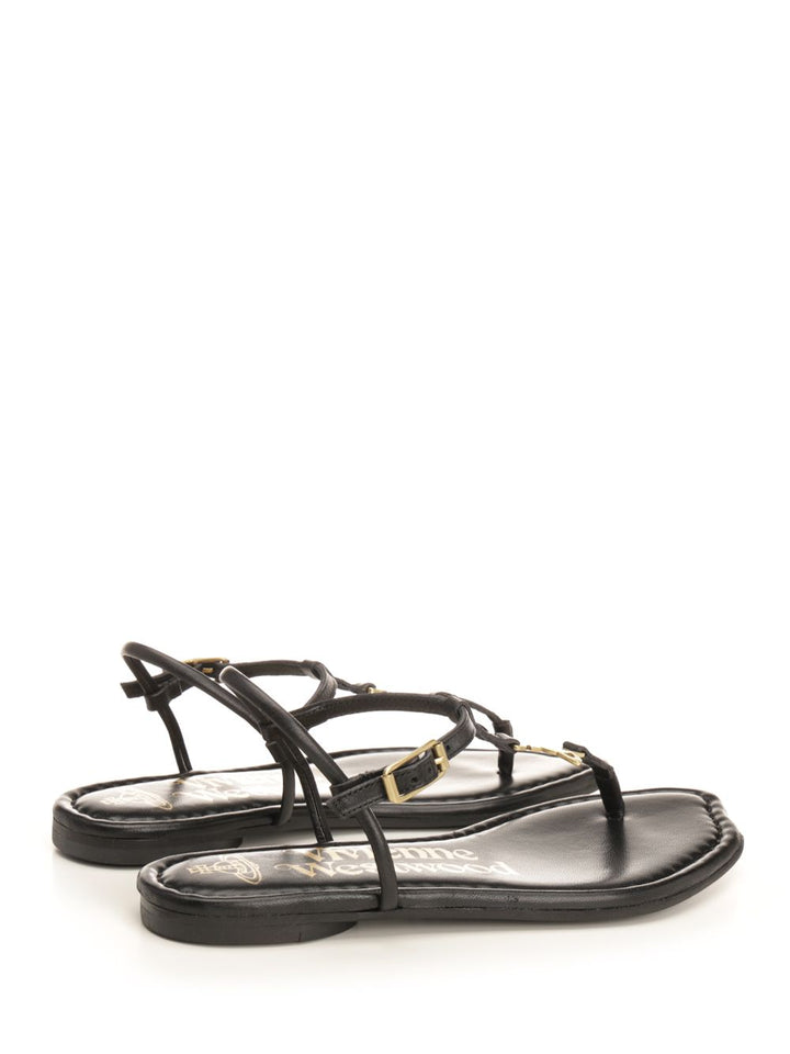 Vivienne Westwood Orb Thong Scarpe basse - Black | 8f76af1df9424c319d44b820a68b9ec0c0a54c27