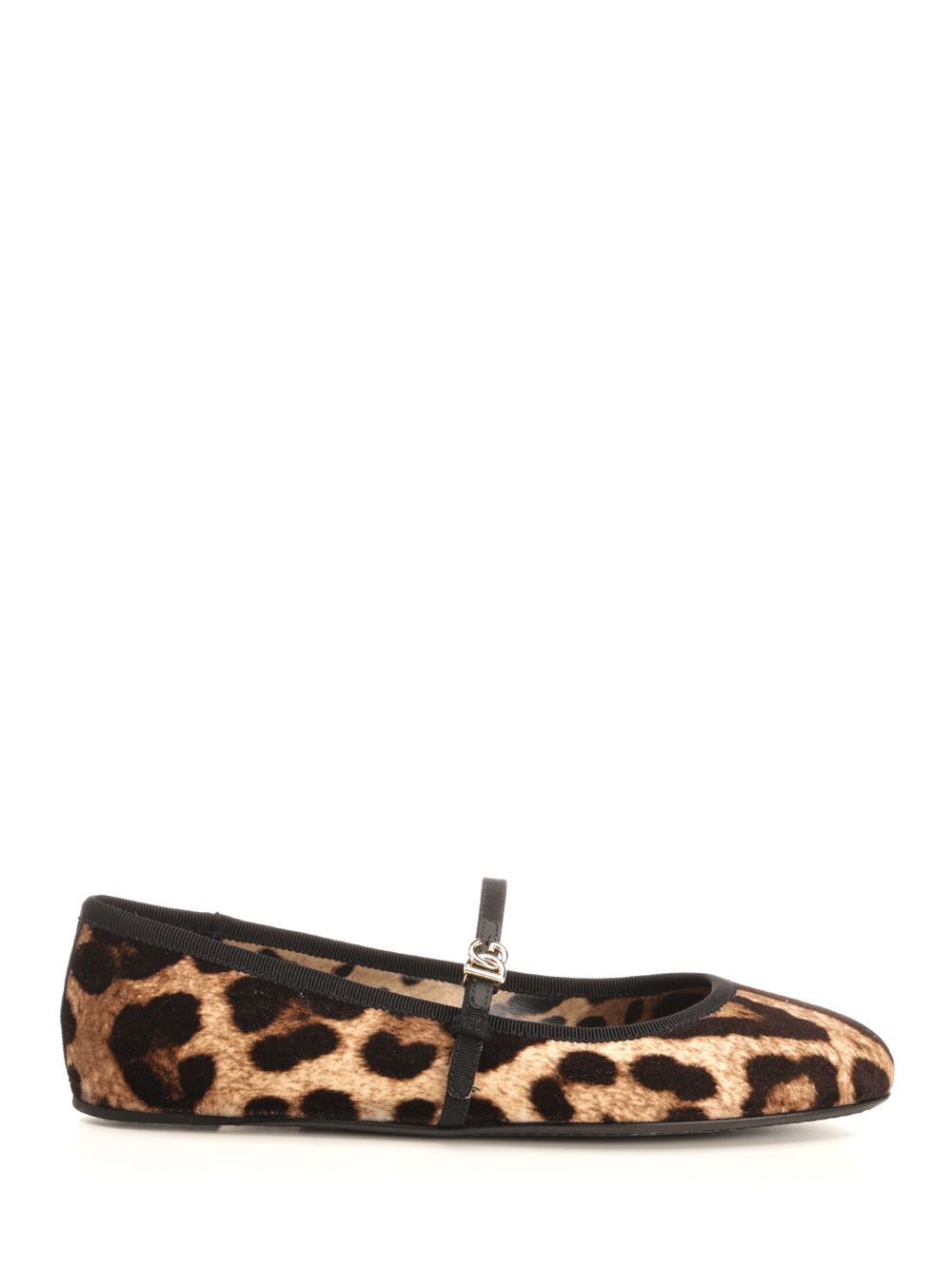 Dolce & Gabbana Printed Velvet Ballerina Scarpe basse - Animalier | e4f3ab5d70489dec0ab65da64d07343a0669ff96