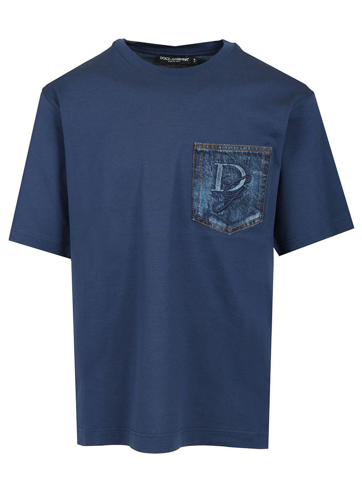 Dolce & Gabbana Cotton T-Shirt - Blue | 6e8e0d434f129056567c42f13d2c62bb10dffff6