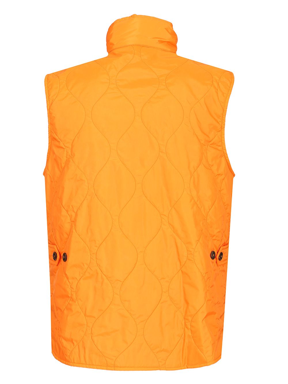 Fay Quilted Nylon Vest Jackets - Orange | 391ce2eca01db513cae31a927ba50a2803d5e528