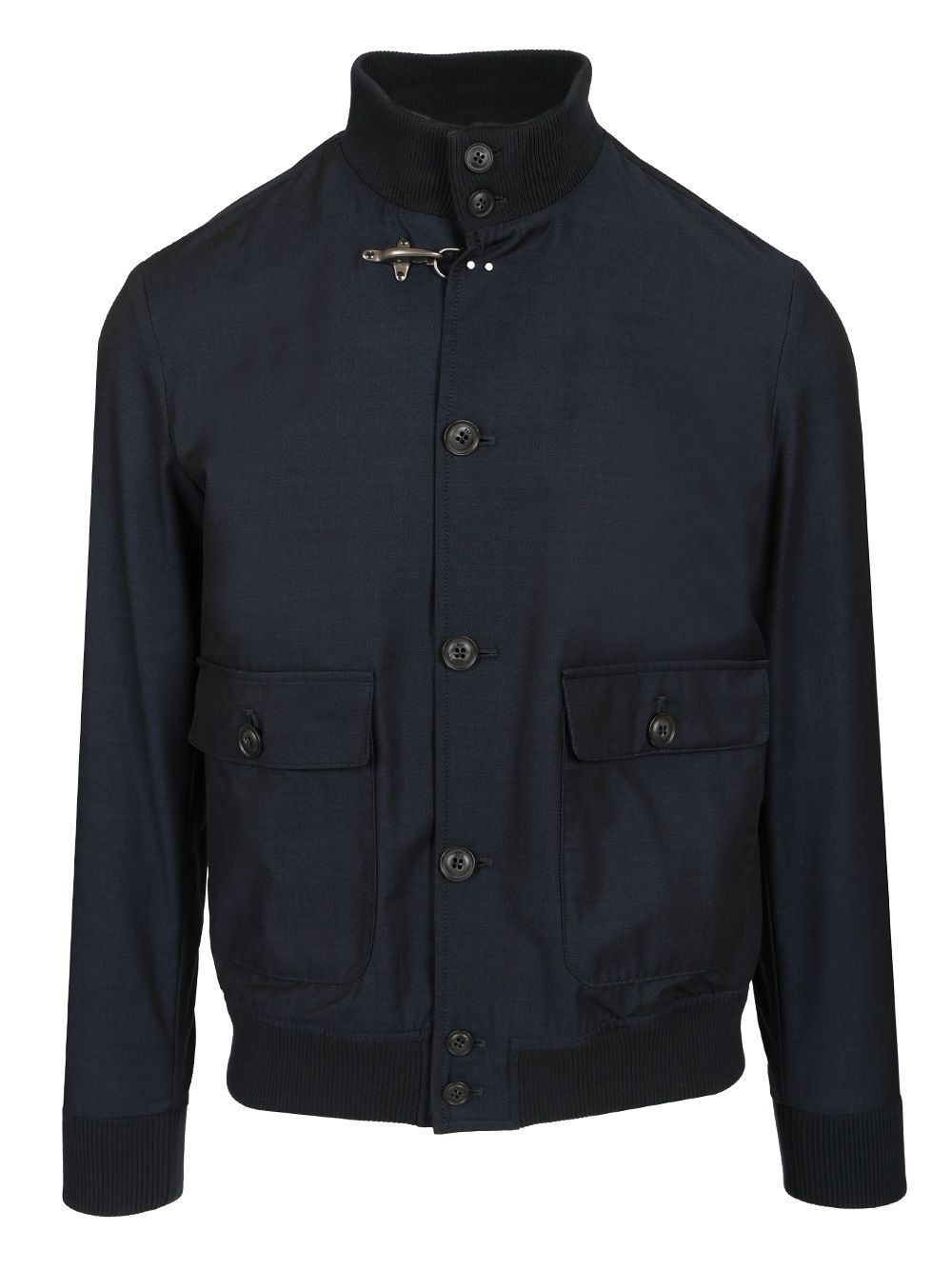 Fay Unlined Bomber Jacket Jackets - Blue | aae3e003838fb558c28860df589ea2481dadabbf