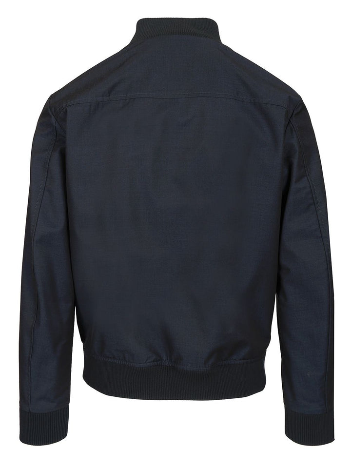 Fay Unlined Bomber Jacket Jackets - Blue | f49e9f3f330d9b85421d8befb59204424e989d80
