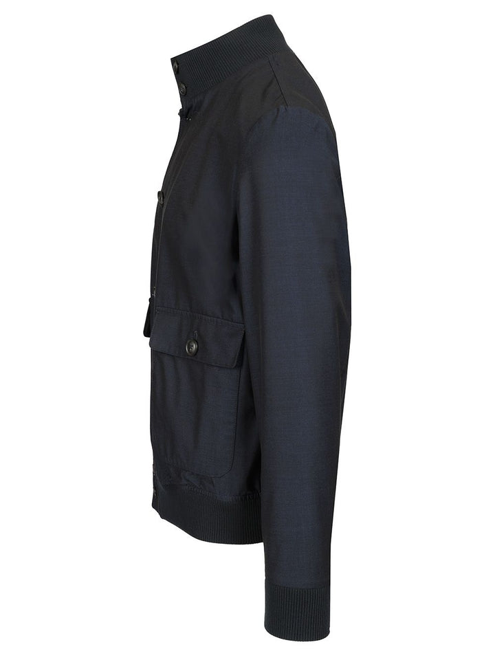 Fay Unlined Bomber Jacket Jackets - Blue | e3fd01d34bb8eac360169770d34ff86385b42002