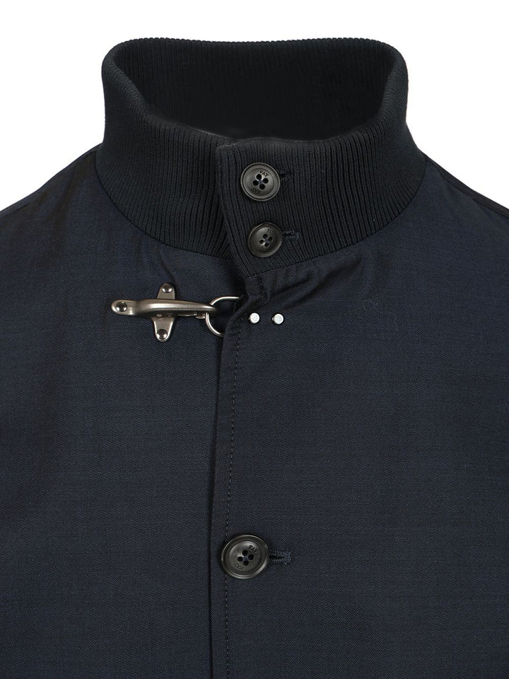 Fay Unlined Bomber Jacket Jackets - Blue | b3773104919be145307b20d183c53276431a1b4f