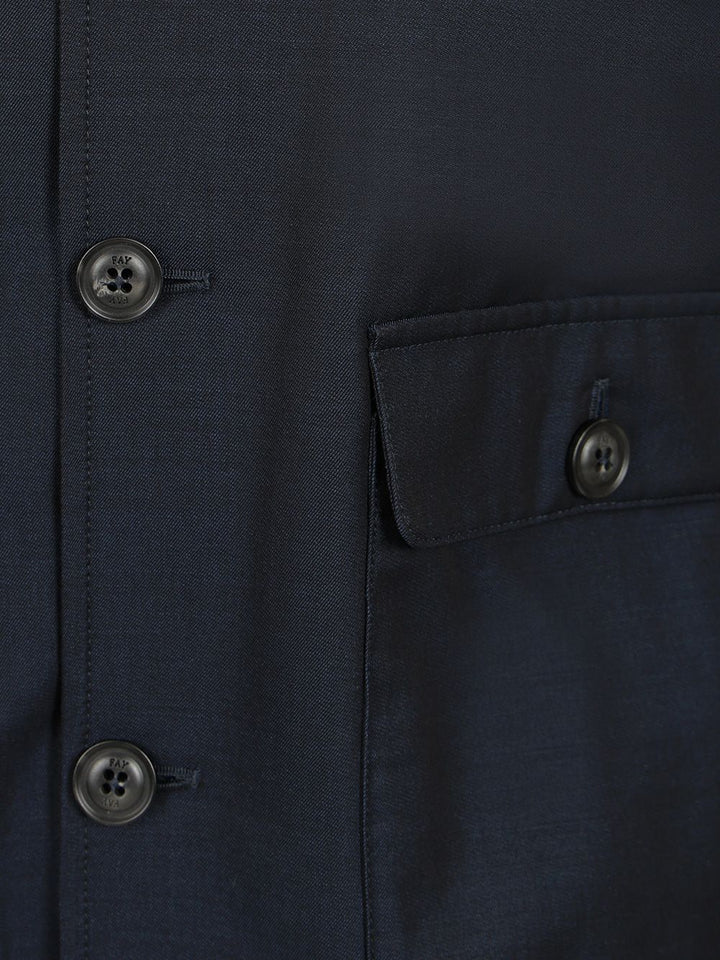 Fay Unlined Bomber Jacket Jackets - Blue | eecffe67a20c42a156348bbb2756df163b43377c