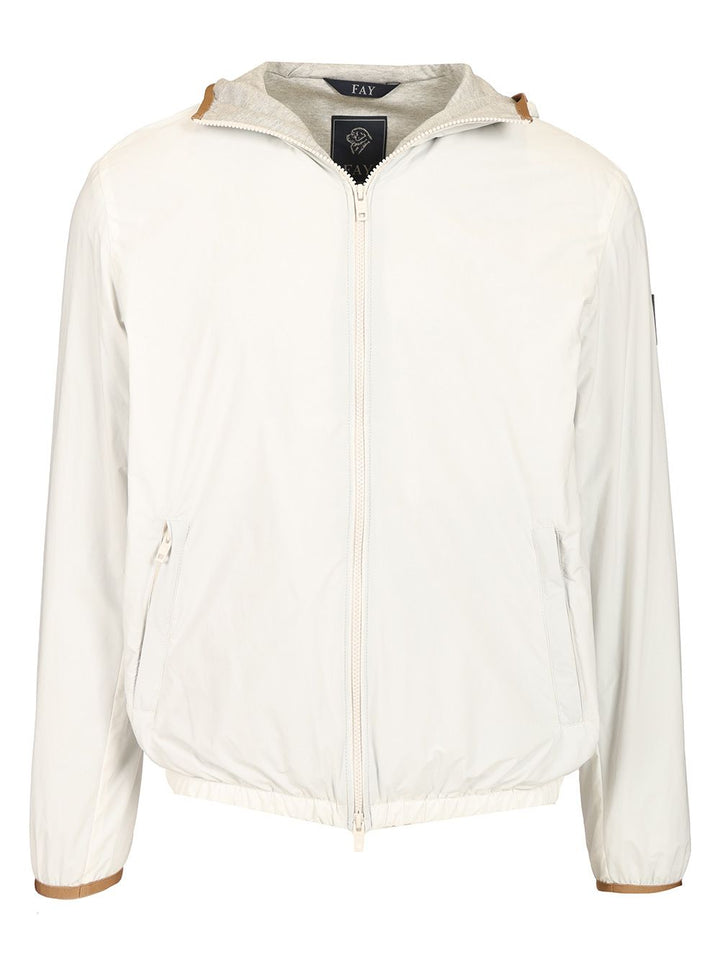 Fay Windbreaker Jackets - Beige | d4beac2413546b7730a0e0bfef2e6aae4eeddcfc