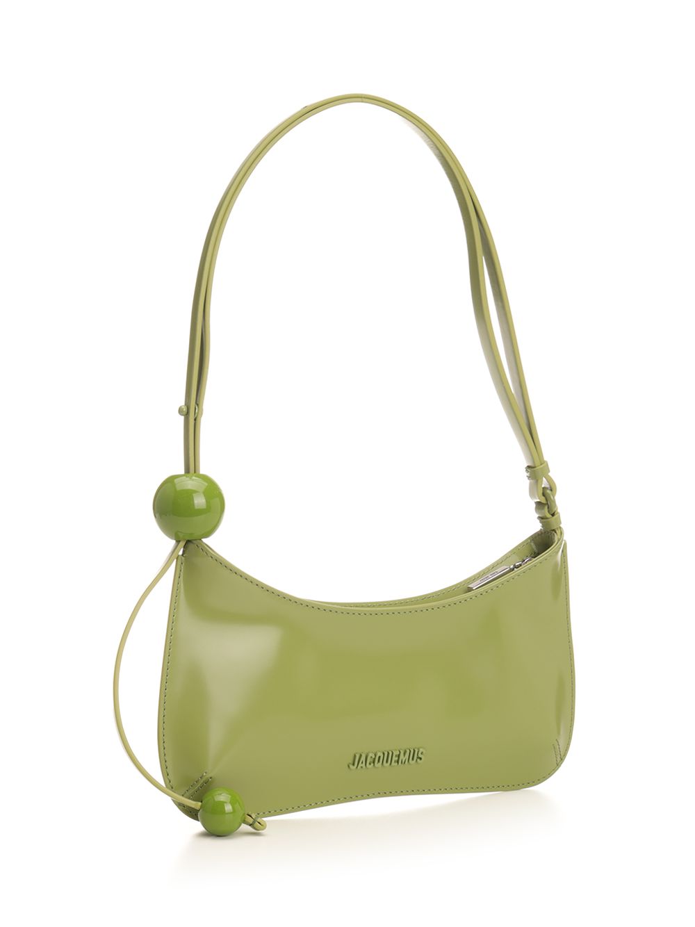 Jacquemus Le Bisou Perle Shoulder Bags - Green | d5df30b5e46a1cb58ffbbda763da437fafb54f96