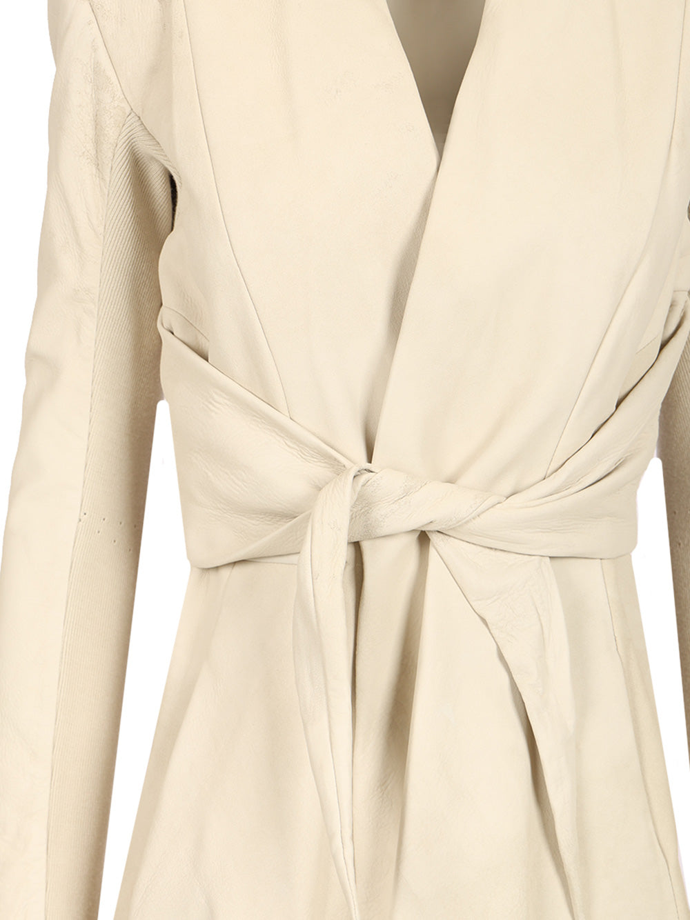 Rick Owens Suede Nappa Jacket Jackets - White | e008d7d87ff34682a95f977b232e95d52032f807