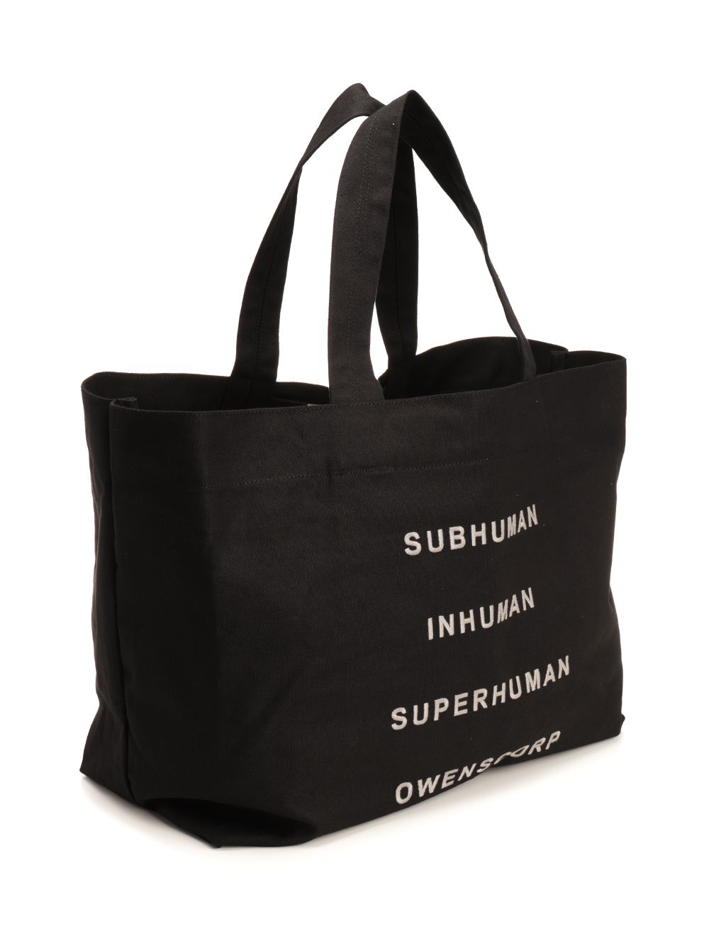 Rick Owens Cotton Tote Bag Handbags - Black | bd7feae66a57296e4de6f1548703d0a94d759e3c