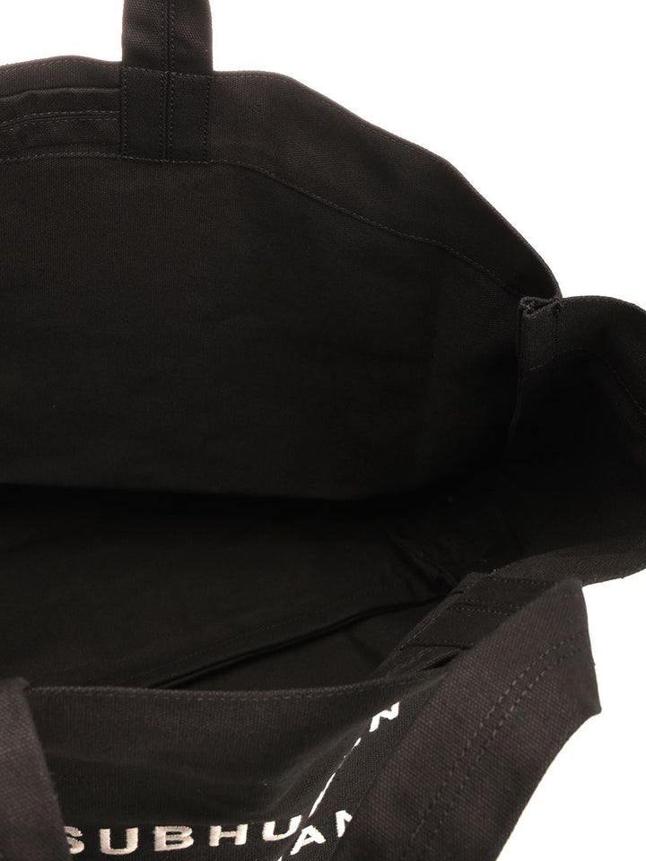 Rick Owens Cotton Tote Bag Handbags - Black | 962550764e6cde5637a25e70ac8d18b962bc92f2