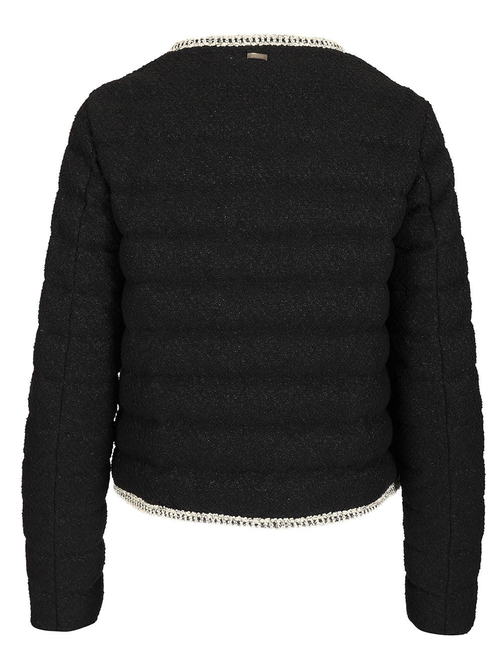 Herno Metallic Bouclé Jacket Jackets - Black | e24ebb3e4ba0ec879b1924f216d463efcab44c6b