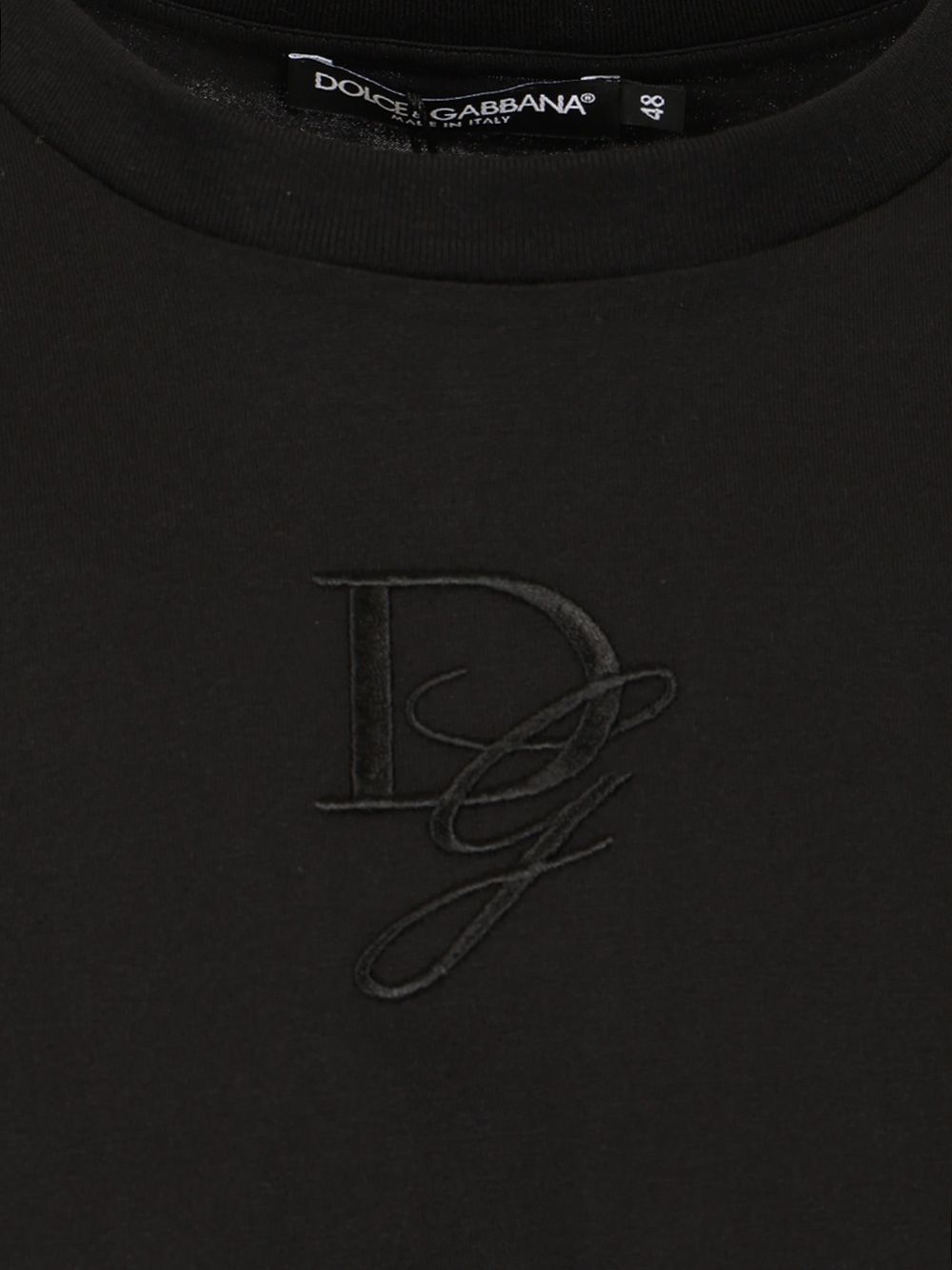 Dolce & Gabbana Cotton T-Shirt - Black | 47afbdfb9cde892539eb2047d4148ecf0473016c
