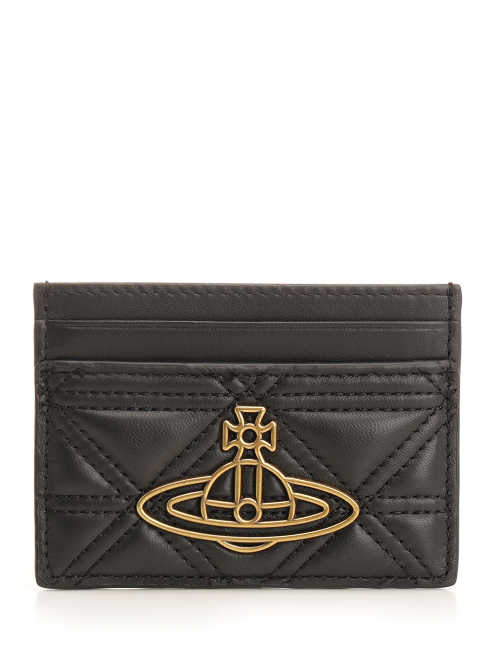 Vivienne Westwood Flat Card Holder Small leather goods - Black | 41e93050a6c33699457be6294b6502db53a20916
