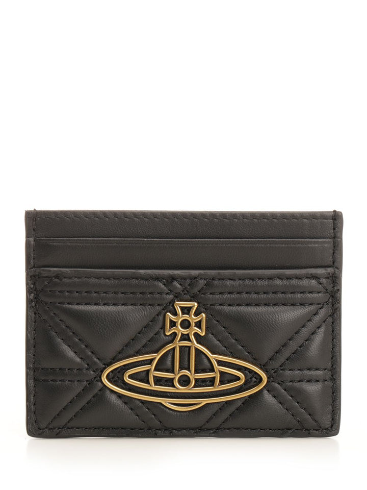 Vivienne Westwood Flat Card Holder Small leather goods - Black | 41e93050a6c33699457be6294b6502db53a20916