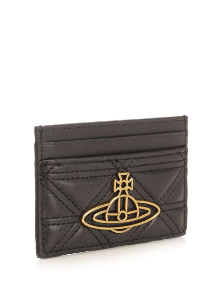 Vivienne Westwood Flat Card Holder Small leather goods - Black | 7a36924a5fa52b40447f4a607b082be408b3df5d