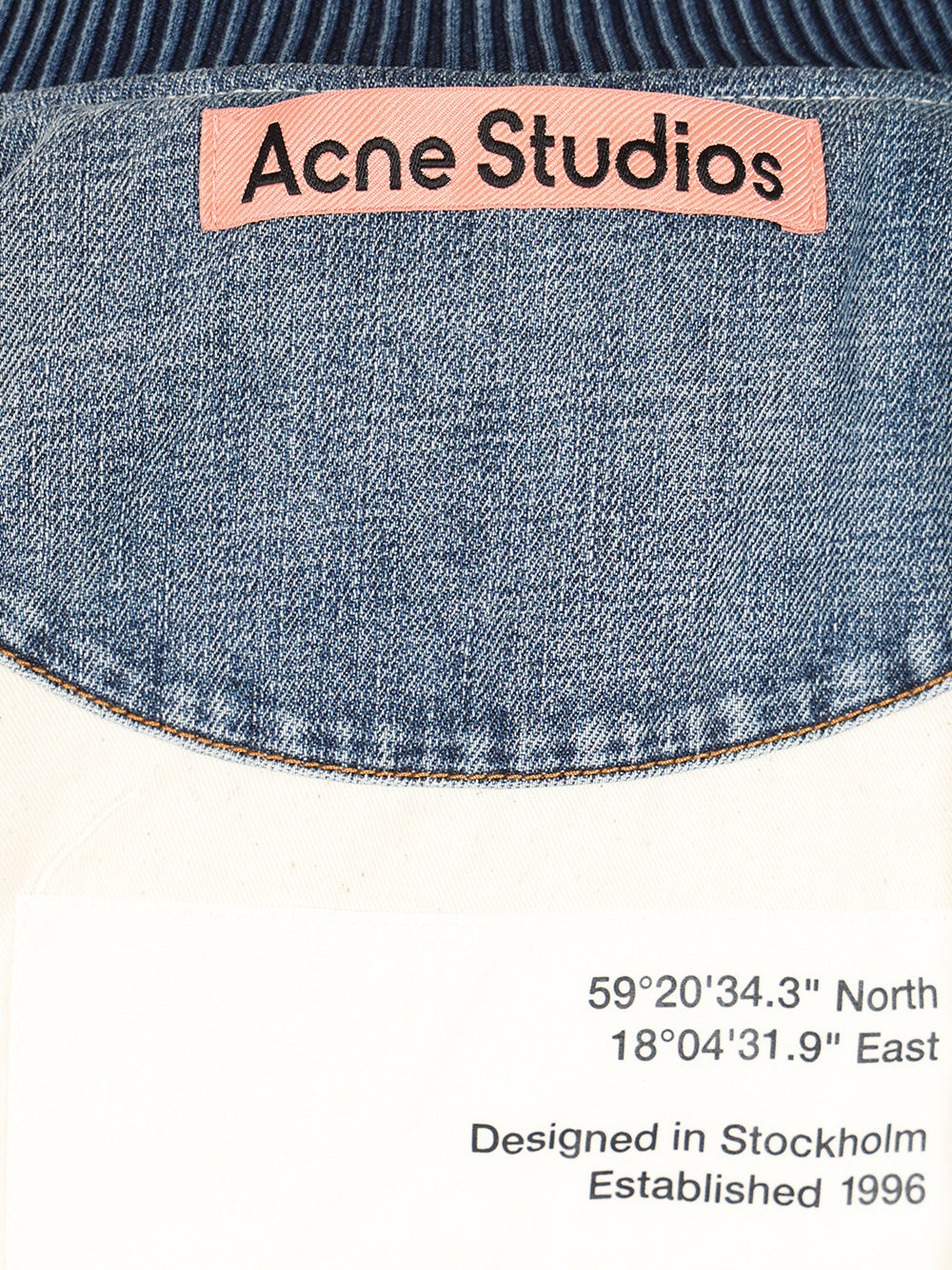 Acne Studios Denim Bomb Jacket With Camo Details Jackets - Brown | dba17ed0bdb84a7d00b89035c7781e98878254e8