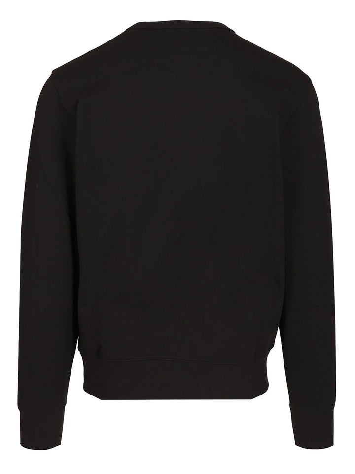 C.P. Company Stretch Cotton Sweatshirt Knitwear - Black | e8a3f7ea3cc17ea65fa9542c05781cfe3d4fa79c