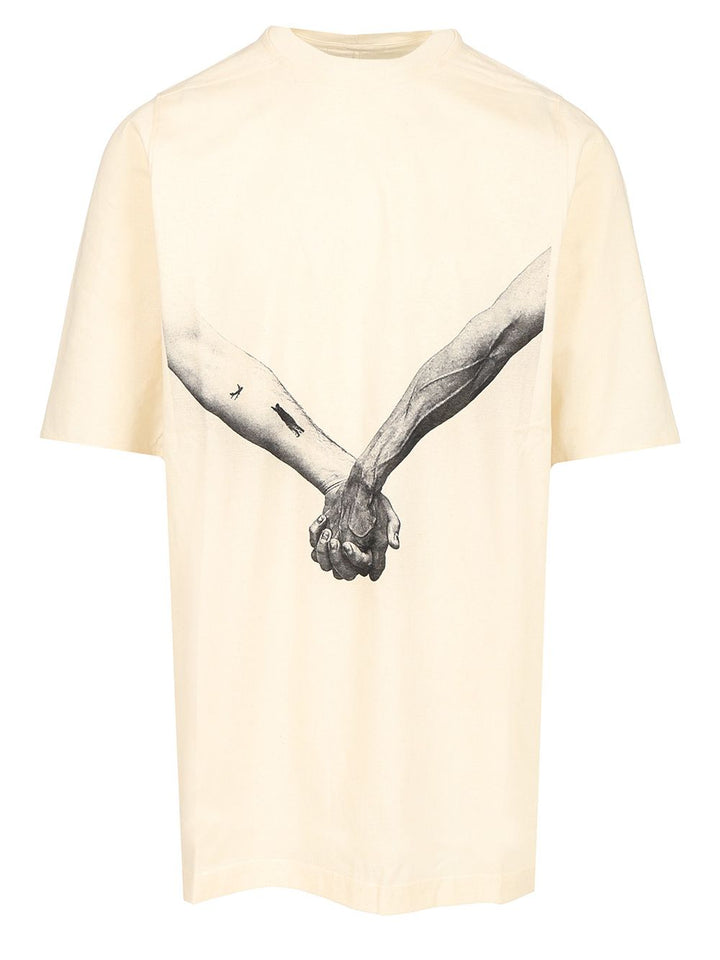 Rick Owens Jumbo Ss T-Shirt - White | af8049f3df49d8154128ceaf5214dabb0a1dde7b