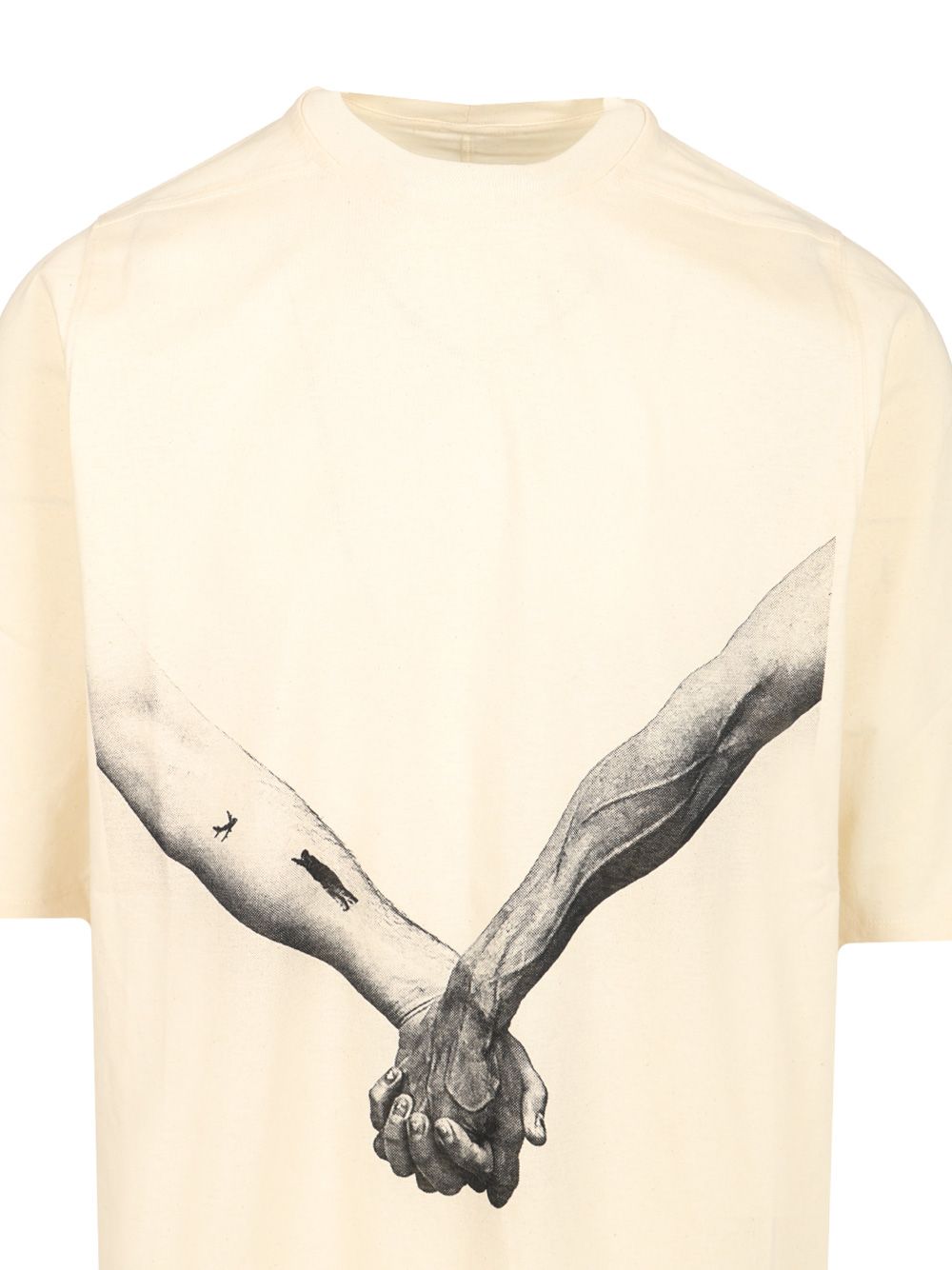 Rick Owens Jumbo Ss T-Shirt - White | f79d0115debd24c85e72d9f0fe2b7e60efedd581