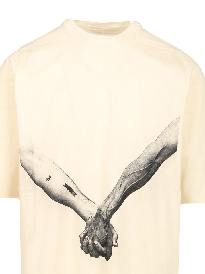Rick Owens Jumbo Ss T-Shirt - White | f79d0115debd24c85e72d9f0fe2b7e60efedd581