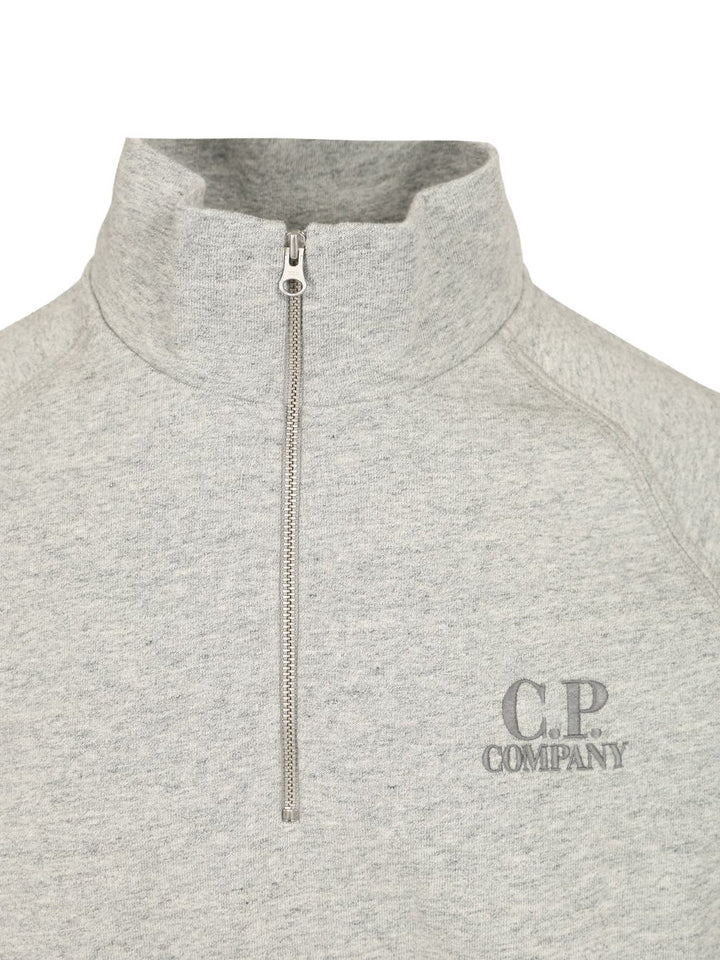 C.P. Company Half Zip Sweatshirt Sweatshirts - Grey | acd7054b805bb888a92c425b760ee8ed86dc08ee