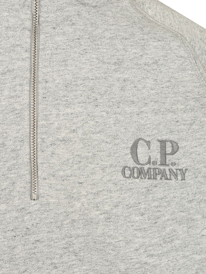 C.P. Company Half Zip Sweatshirt Sweatshirts - Grey | c014382feb8594f1e4515aae98d4ea876ca993ab
