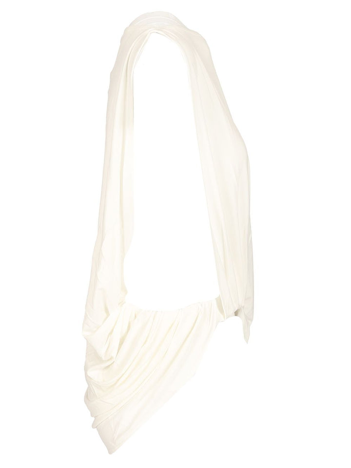 Jacquemus Le Haute Peplo Tops - White | 2ae048b38a37d6a883d3649bf1d650345064b4f4