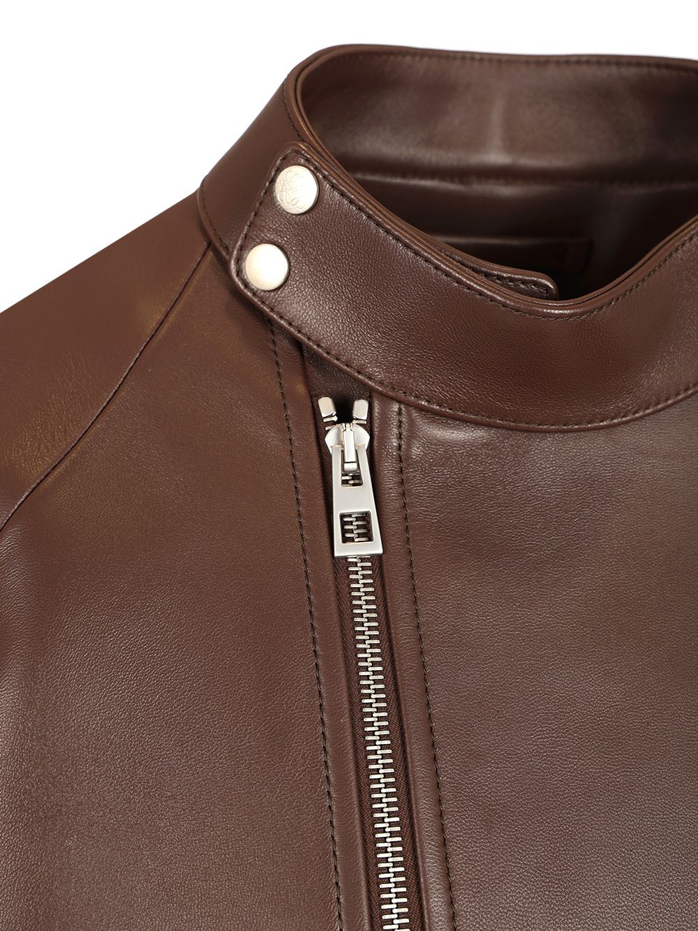 Loewe Nappa Leather A-Line Jacket Jackets - Brown | bcf094942eea8642bb5fee3c69b5d63af4712ce2