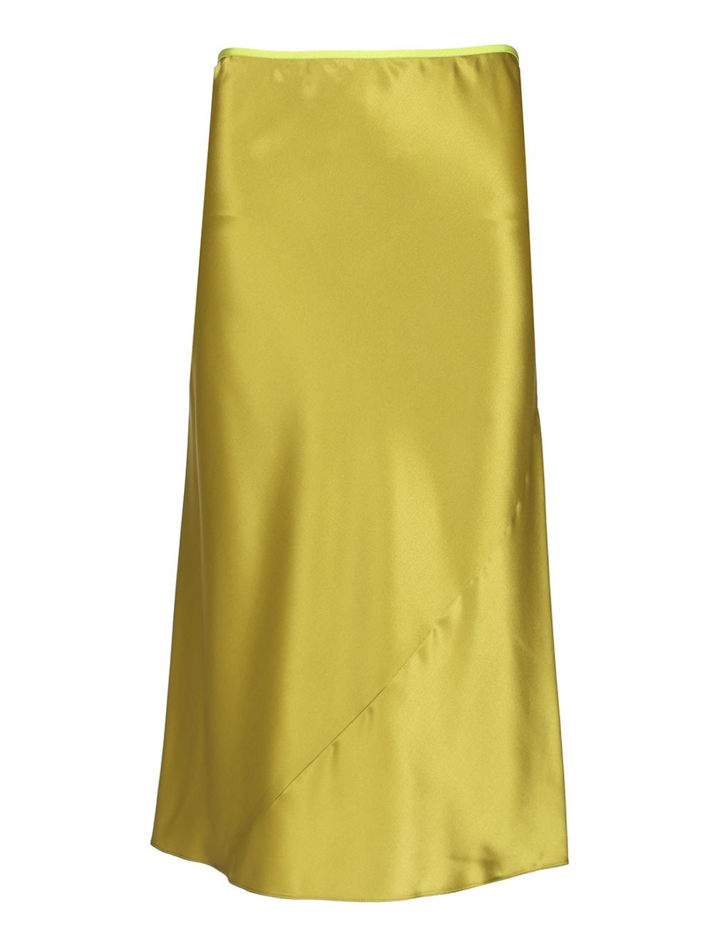 Dries Van Noten Silk Midi Skirt Skirts - Green | 50c170f635b426aee8d6b27e98897b785f63022f