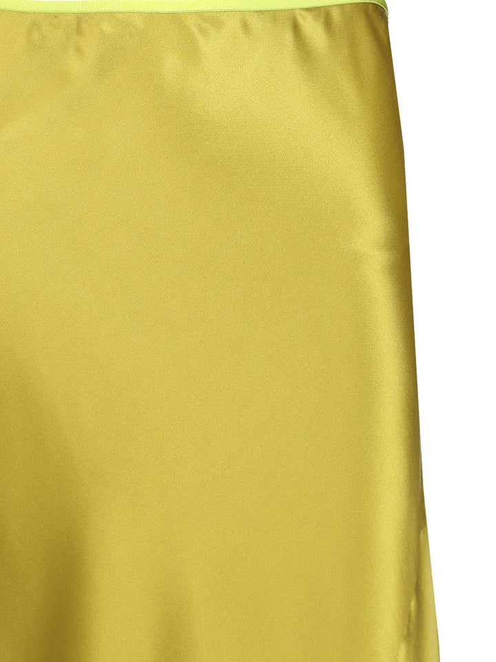 Dries Van Noten Silk Midi Skirt Skirts - Green | e3f13cbab6d9c38fd908bf53be852bae5433415a