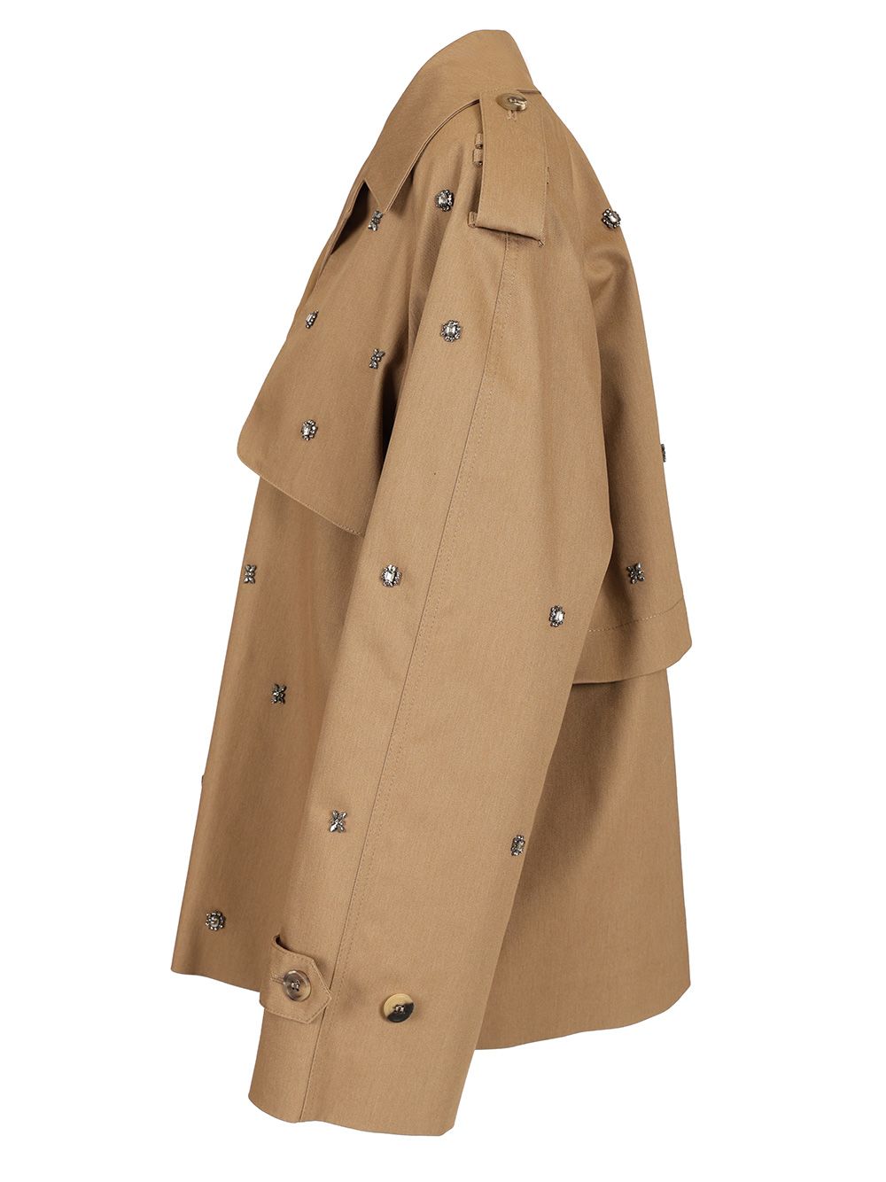Golden Goose Deluxe Brand Oversized Trench Coat Shirts - Beige | 9068bc4efd6d6e6eb82c320d864efdeae8bc982f