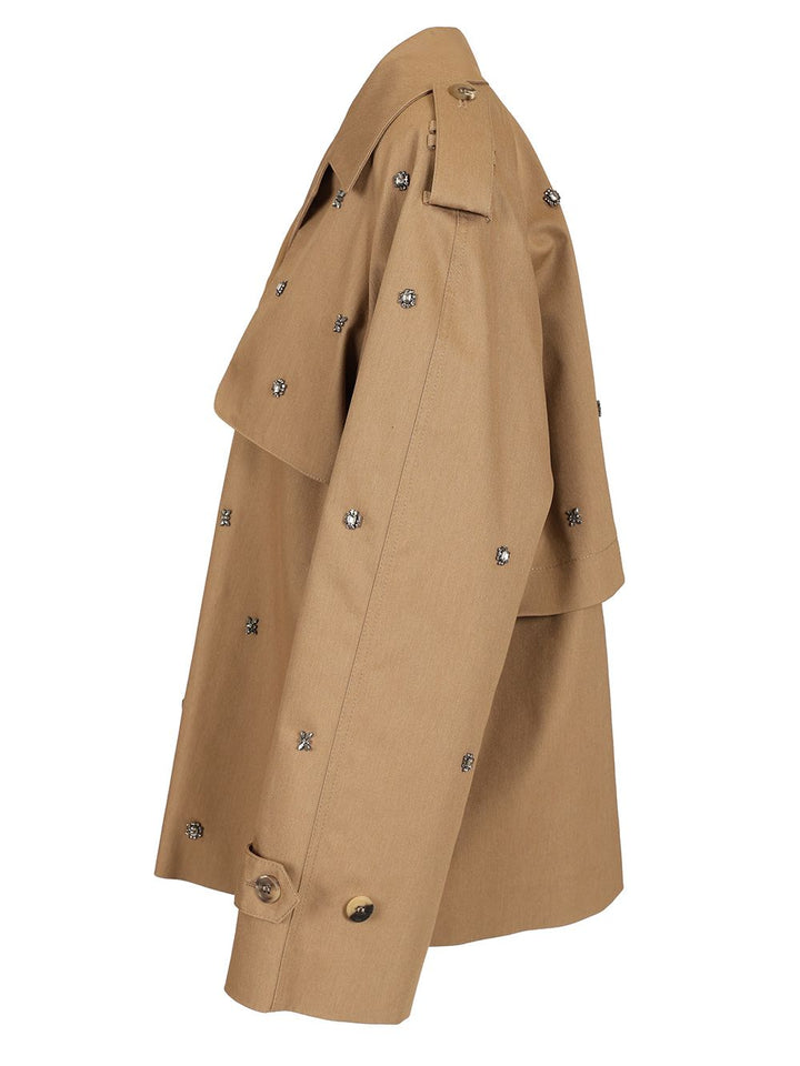 Golden Goose Deluxe Brand Oversized Trench Coat Shirts - Beige | 9068bc4efd6d6e6eb82c320d864efdeae8bc982f
