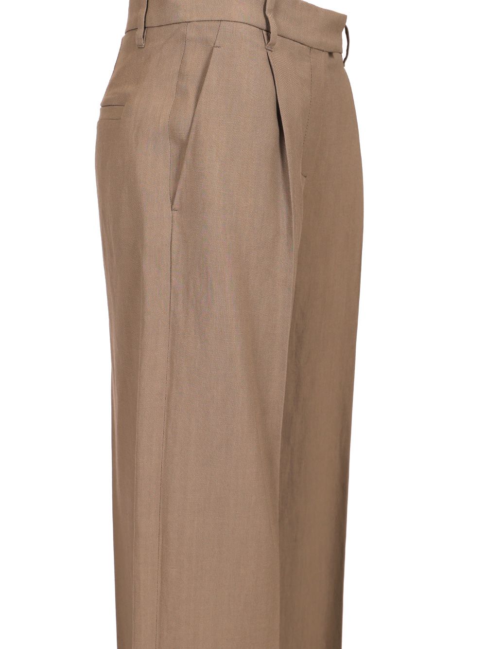 Brunello Cucinelli Loose Pleated Pants Hazelnut Trousers - Brown | 4ae5aa7421fa97d81f064ba9dc01b0c8894c38c9