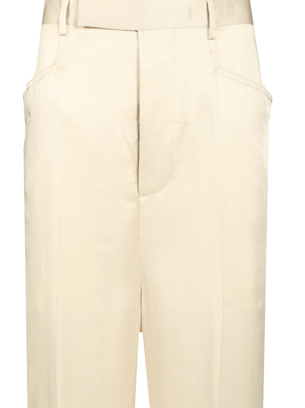 Rick Owens Silk Charmeuse Trousers - White | c841abdb2b78bcc16f21d4df9489d6e3caaadfeb