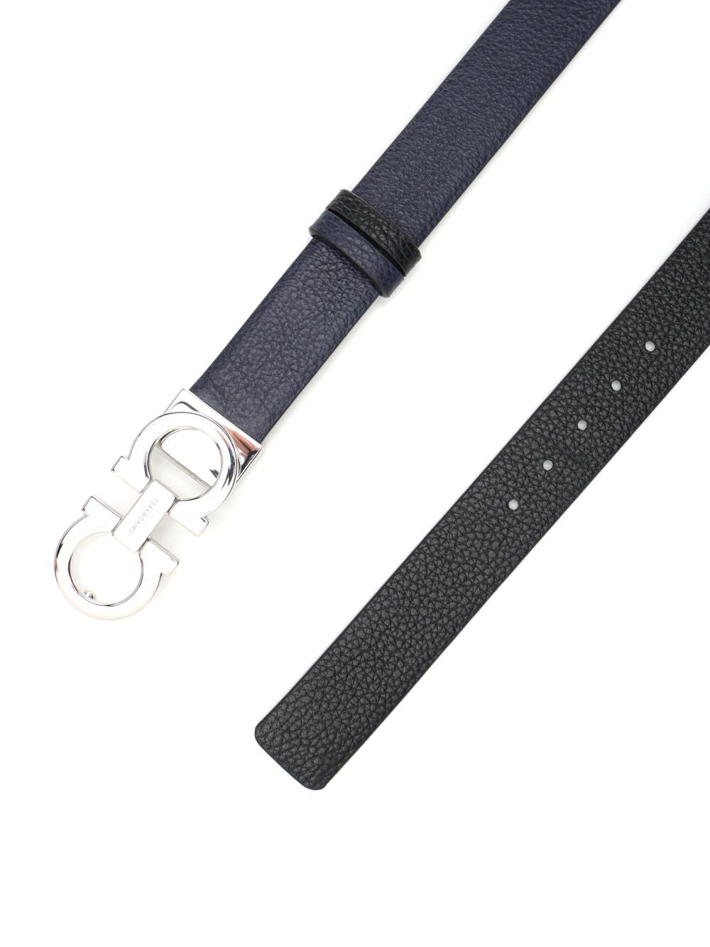 Ferragamo Reversible And Adjustable Gancini Belt Belts - Multicolor | f7233fdf996d5a94b95589e35bf1349a1f3802ad