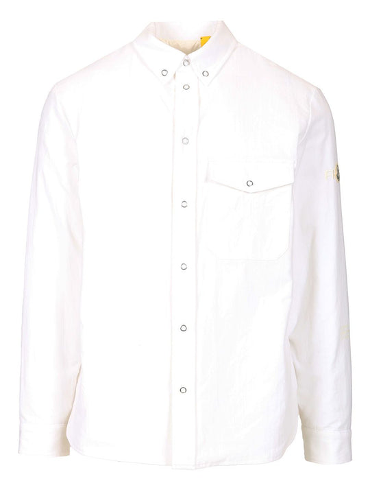Padded Shirt Jacket Shirts White