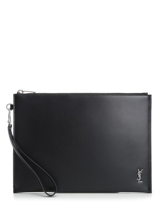 Black Leather Ipad Case Small Leather Goods Black