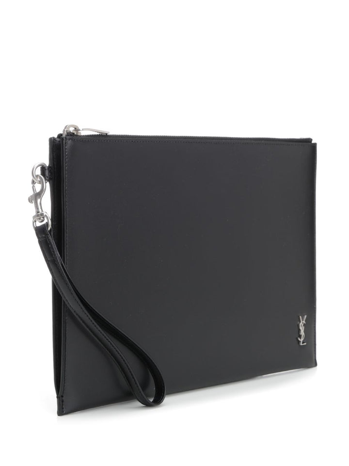 Saint Laurent Black Leather Ipad Case Small leather goods - Black | d2491d3e49d4a555b79ff6ae9e6c585612c9135d