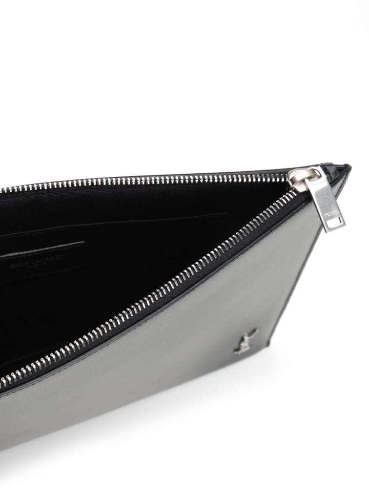 Saint Laurent Black Leather Ipad Case Small leather goods - Black | 7c45972eda916f89beda082f7eef751a7aa31660