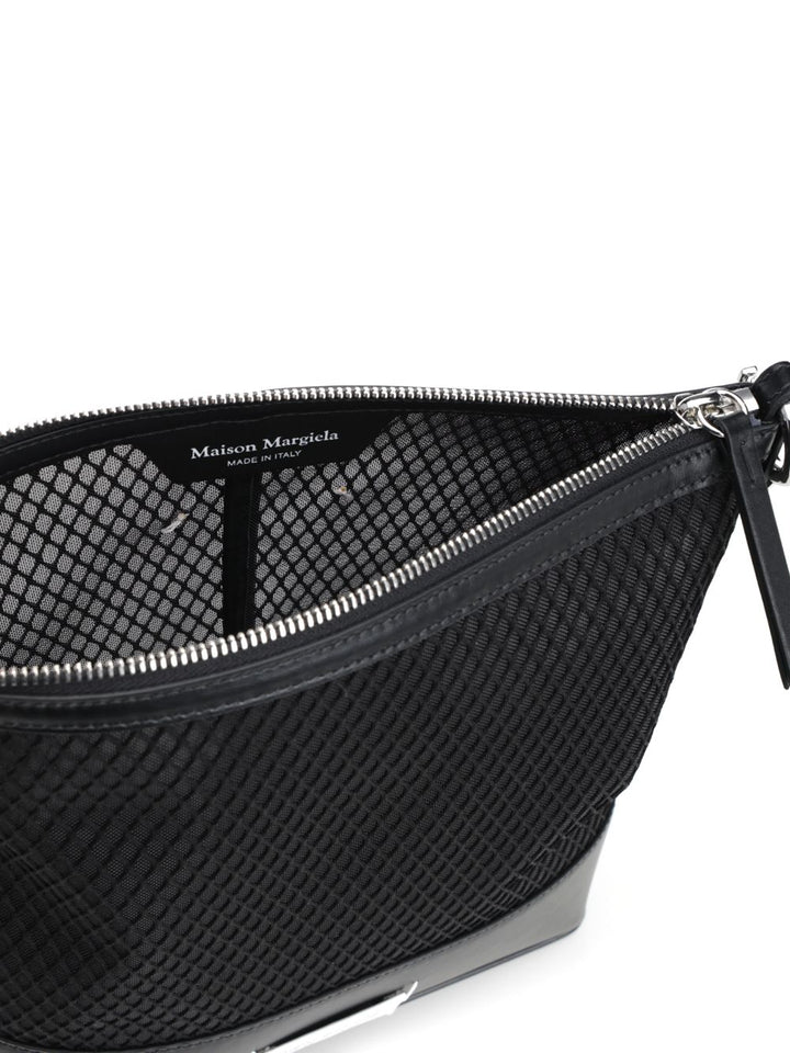 Maison Margiela 5ac Hobo Small Shoulder Bags - Black | df584b8c3fdfb1b1b8b79b38d68d022c5711f3ac