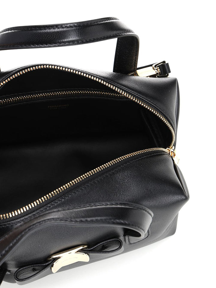 Ferragamo Mini Bag With Shoulder Strap Handbags - Black | ba97c2b458e4a44f304eaa45f883ea8cacbf28a5
