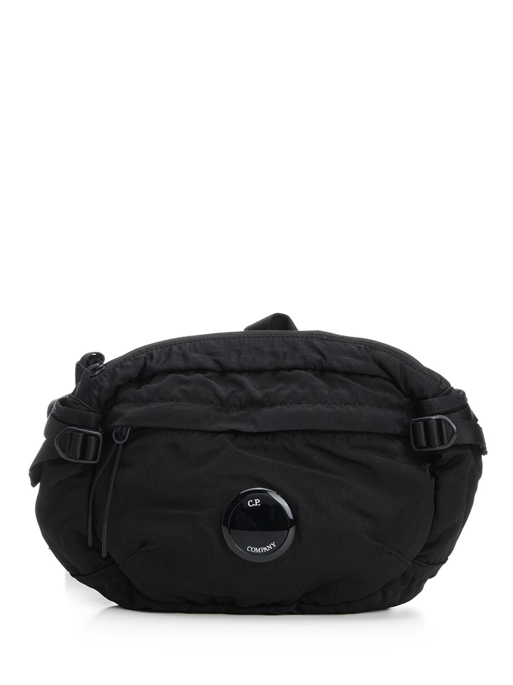 C.P. Company Nylon B Crossbody Pack Belt Bags - Black | e46da1ced7155e6e9dc9286814a5f0a9e73c04b2