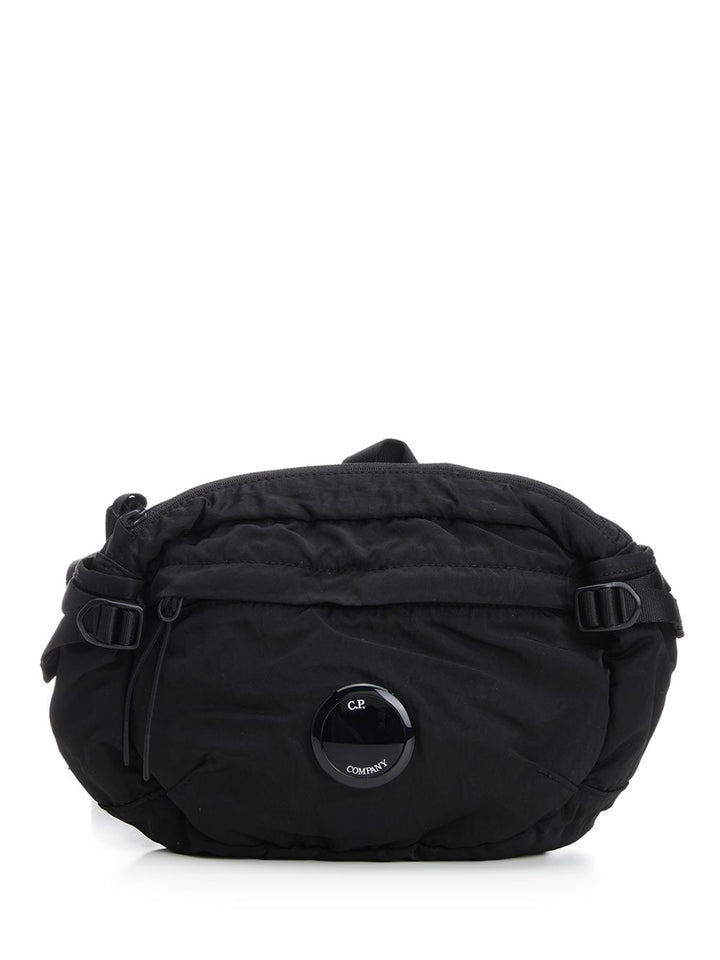 C.P. Company Nylon B Crossbody Pack Belt Bags - Black | e46da1ced7155e6e9dc9286814a5f0a9e73c04b2