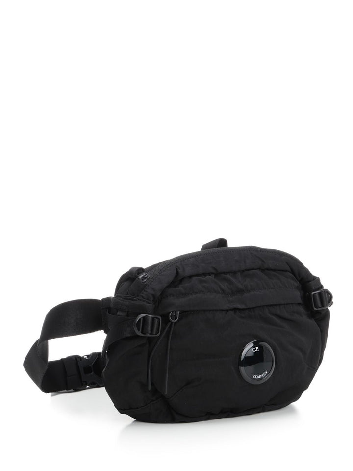 C.P. Company Nylon B Crossbody Pack Belt Bags - Black | d4ed772c86b4075e3eb5987b383e9eec420f247f