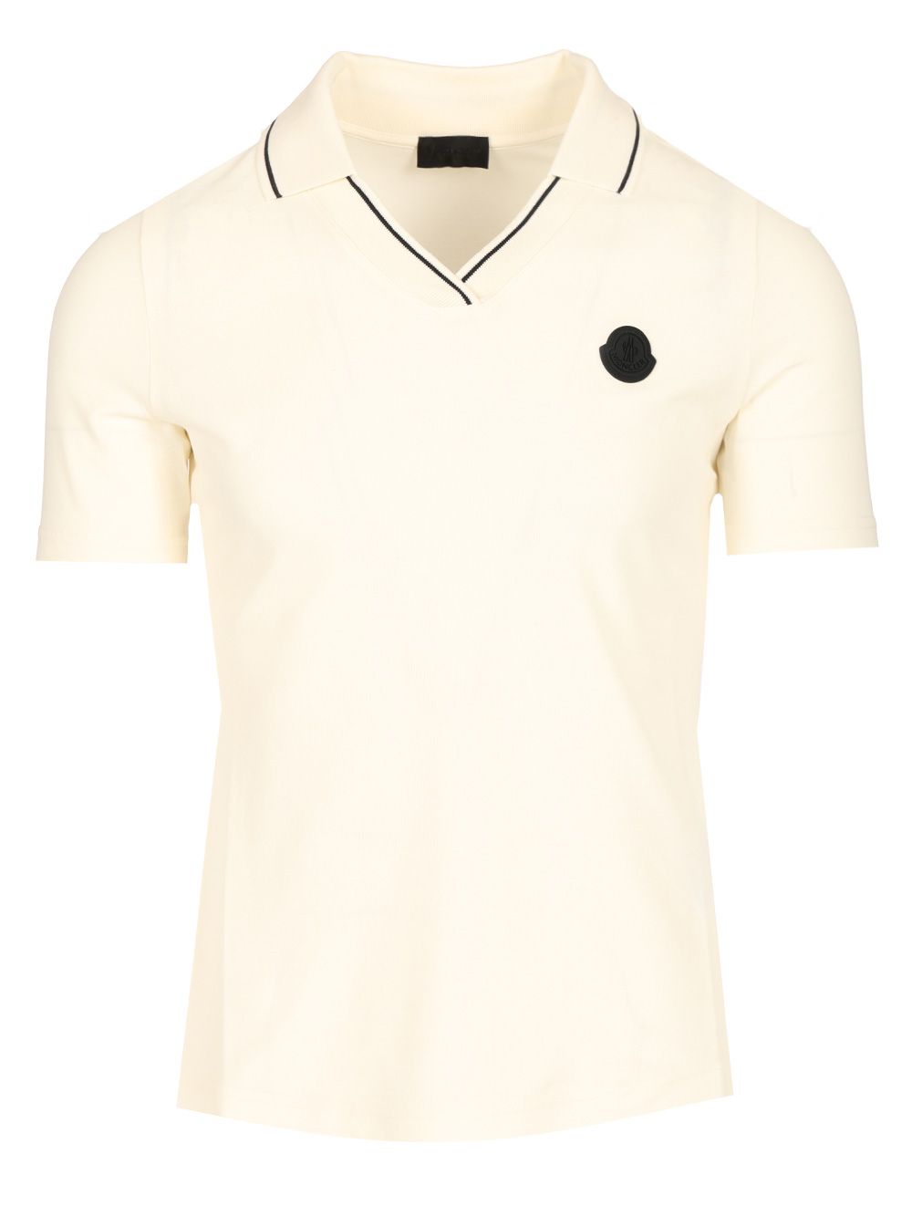 Moncler Stretch Piquet Polo shirt - White | 505bd43cdb3ded2786f6616094679982437f8b97