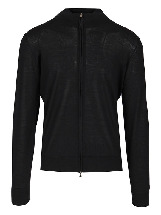 Fullzip Cardigan Knitwear Blue