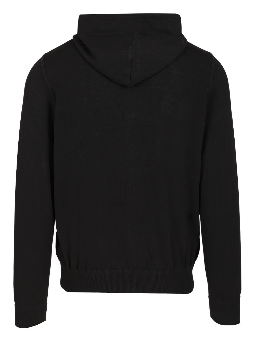 Al Duca D'Aosta Black Cotton Sweatshirt Knitwear - Black | bc18c2dfcf369a23f582597563831bd1c295224e