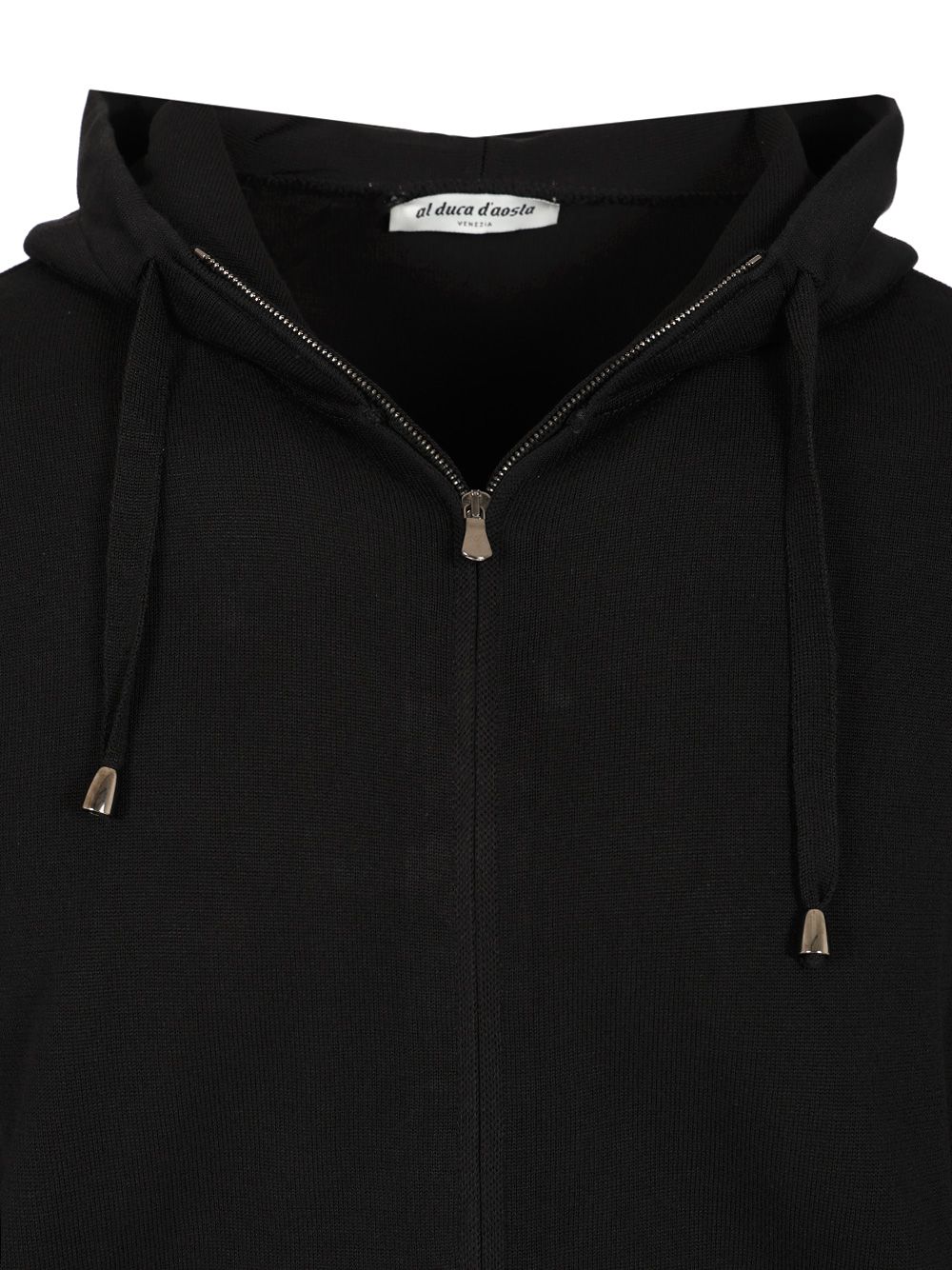 Al Duca D'Aosta Black Cotton Sweatshirt Knitwear - Black | 74ac60af846901451e3e6036d425dc5140445cc9
