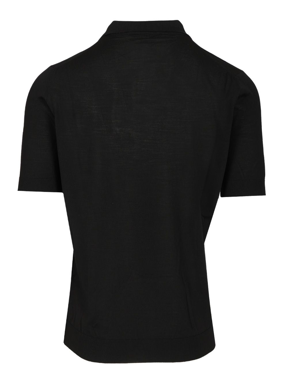 Filippo De Laurentiis Wool Polo shirt - Black | 8e23b0dd6b75131cb6933a0fe58fafa6588f5609