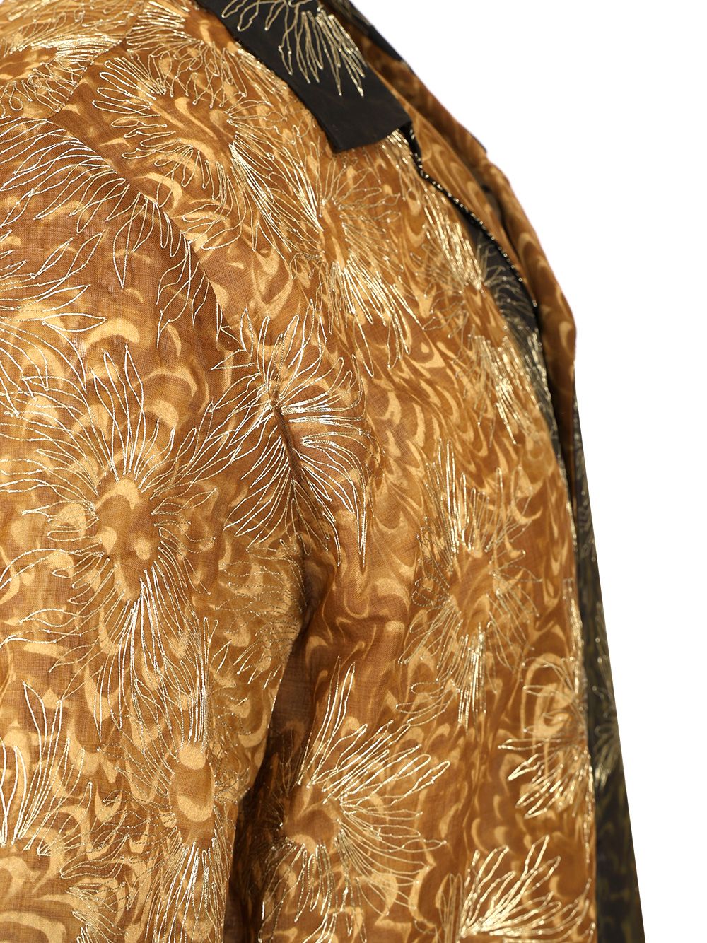 Dries Van Noten Short Sleeve Cotton Shirt Shirts - Brown | dd607be2a9d85a0542b9a0ca061c13c4a865d372